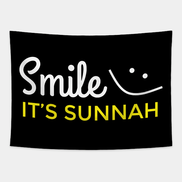 Islam - Smile It's Sunnah Tapestry by ahmadzakiramadhan