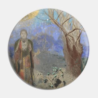 Buddha by Odilon Redon Pin