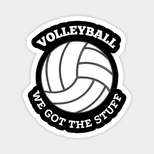 Volleyball We Got The Stuff Magnet