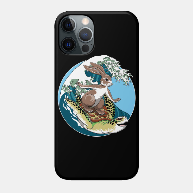 The Tortoise and the hare - Surfing friends - Surfing - Phone Case