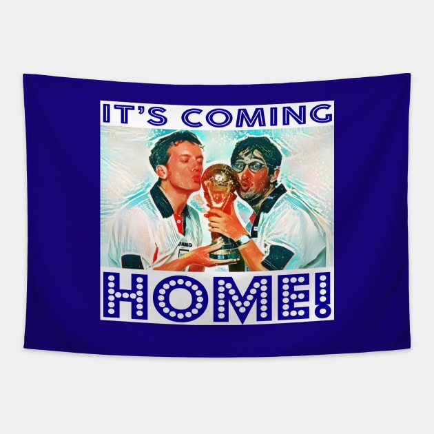 Classic Football Songs - Baddiel & Skinner - IT'S COMING HOME Tapestry by OG Ballers