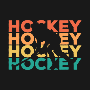 Retro Hockey Gift For Hockey Players T-Shirt