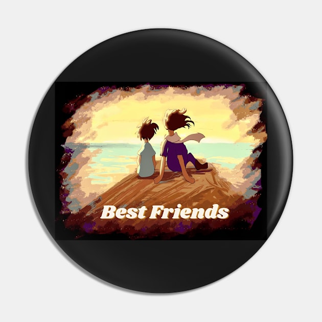 Best Friends Pin by Grahamgc