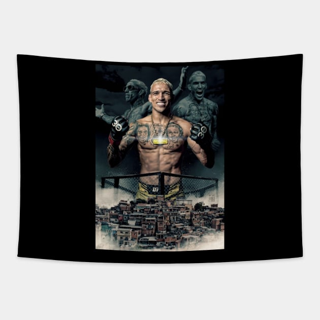 Charles Oliveira - UFC Champion Tapestry by Fit-Flex