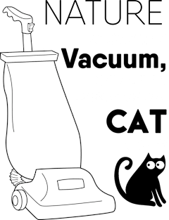 Cats and Vacuums Magnet