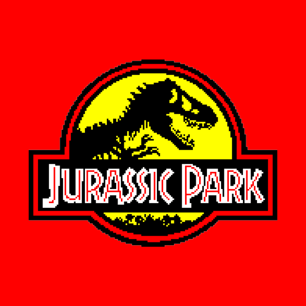 8-Bit Jurassic Park by IORS