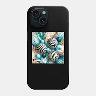 Three zebras by Charlotte VanRoss (cvanross) ) Phone Case