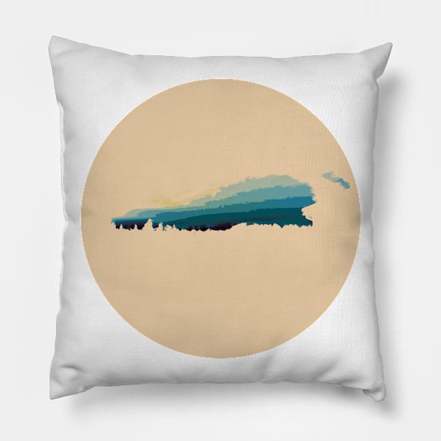 Daybreak (Invert mix) Pillow by timfail