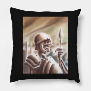 Skeleton Warrior Pillow