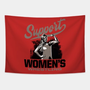 Support women's wrestling Tapestry