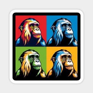 Pop Art Uakari - Primate Conservation Magnet