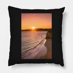 Praia da Rocha in Portimao, Algarve Pillow