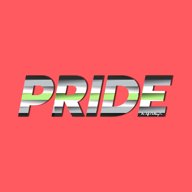 LGBTQ+ PRIDE: Agender Pride Flag by BiLifeClothingCo