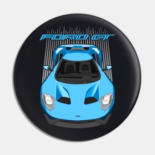 Ford GT-riviera blue Pin