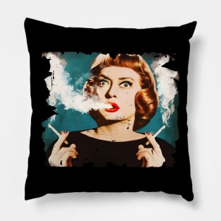 Bette Davis Full Smoking Pillow