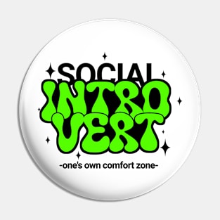 Social introvert Pin