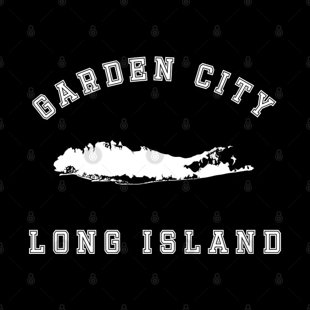 Garden City Long Island (Dark Colors) by Proud Town Tees