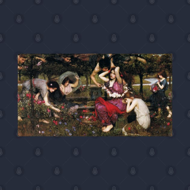 Flora and the Zephyrs, 1898 by John William Waterhouse by immortalpeaches