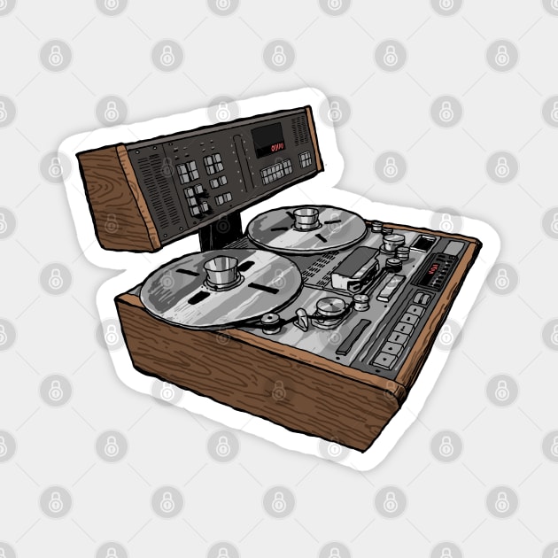Retro Tape Recorder Magnet by GoshWow®