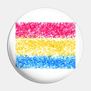 Pansexual Flag Painted Design Pin