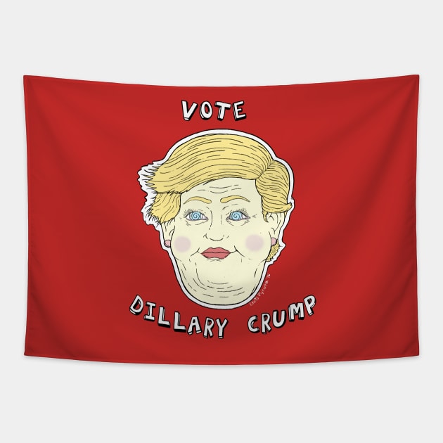 VOTE CRUMP 2016! (DARK COLORS) T-SHIRT Tapestry by ChrisPyrate