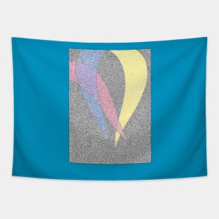 Colored Flames Tapestry