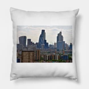 London Skyline Cityscape England Pillow