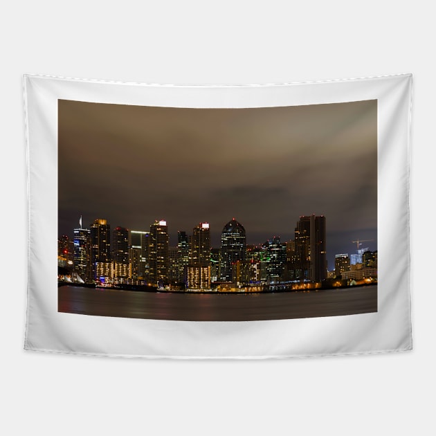 San Diego Skyline - 1 © Tapestry by PrinceJohn