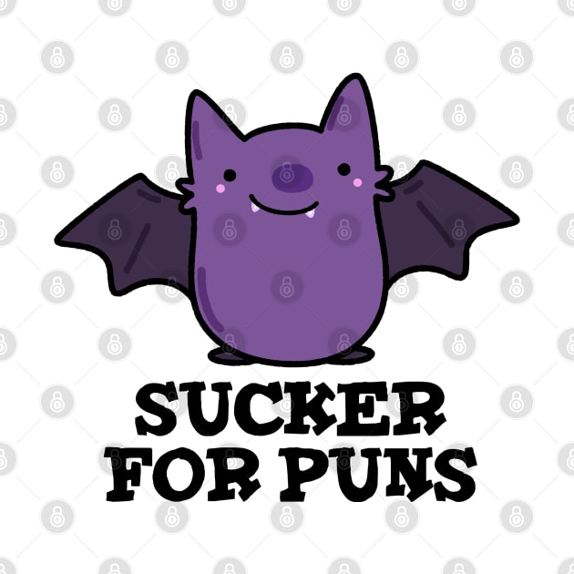 Sucker For Puns Cute Baby Bat Pun by punnybone