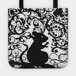 Hamsters Shadow Silhouette Anime Style Collection No. 30 Tote