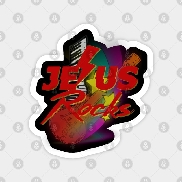 Jesus Rocks Magnet by PincGeneral