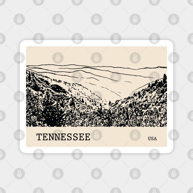 Tennessee USA Magnet by Lakeric