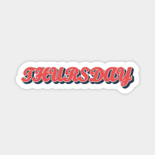 Thursday Pop Vintage Magnet