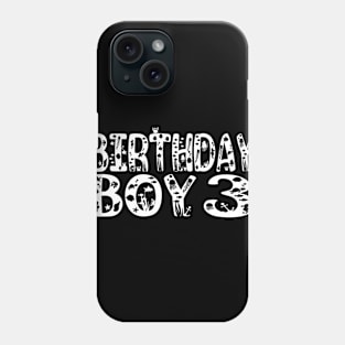 3rd Birthday Boy 3 Years Old Fishing Lover Theme Party design Phone Case