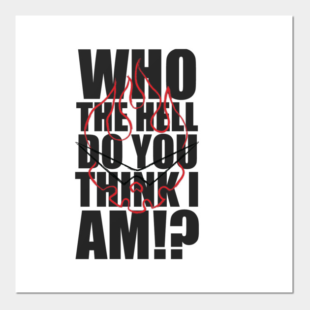 Gurren Lagann Skull Logo Who The Hell Do You Think I Am Quote Gurren Lagann Posters And Art Prints Teepublic Au