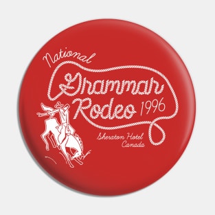 National Grammar Rodeo Pin