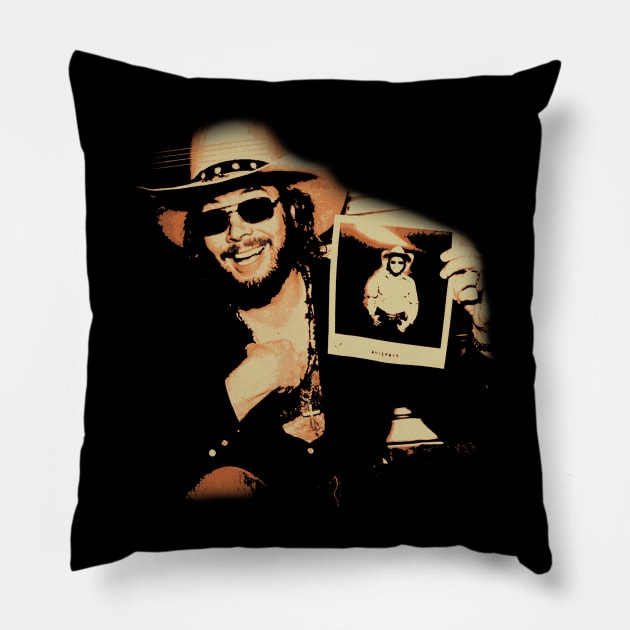 Vintage Music Hank Funny Gifts Pillow by WillyPierrot