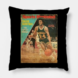 COVER SPORT - SPORT ILLUSTRATED - THIS TIME ITS MICHIGAN RICKEY GREEN Pillow