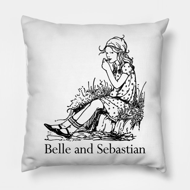 Belle & Sebastian •• Original Fan Tribute Design Pillow by unknown_pleasures
