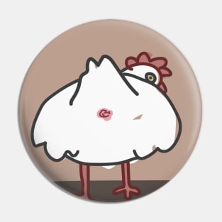 Butts Butts Butts - Chicken Pin