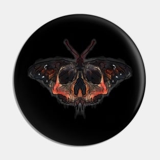 Death head butterfly Pin