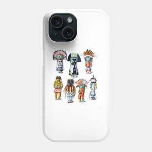 Figurines of the Tusayan Indians Phone Case