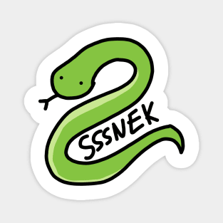 Green snek Magnet