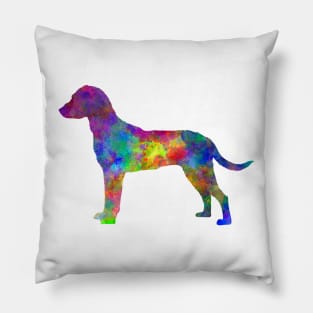 Montenegrin Mountain Hound in watercolor Pillow