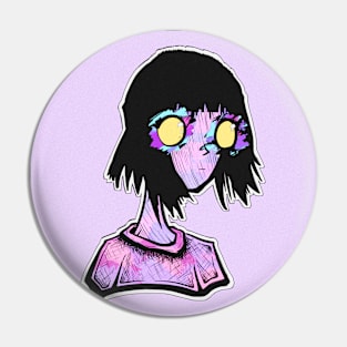 Cartoon Vision Pin