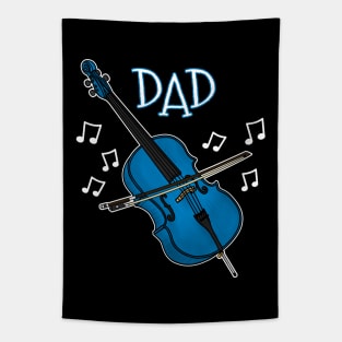 Father's Day Cello Dad Cellist Tapestry