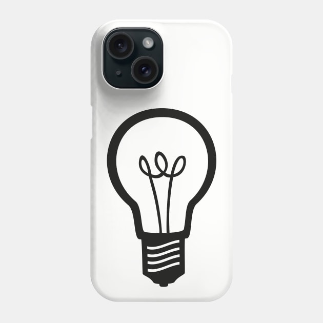 Simple Light Bulb Phone Case by XOOXOO