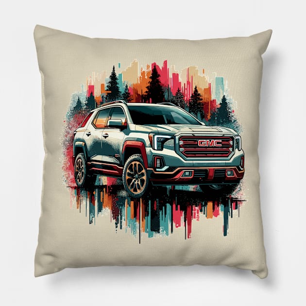 GMC Terrain Pillow by Vehicles-Art