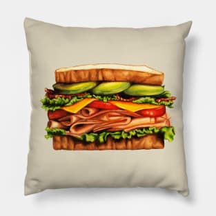 Turkey Bacon Avocado Pillow