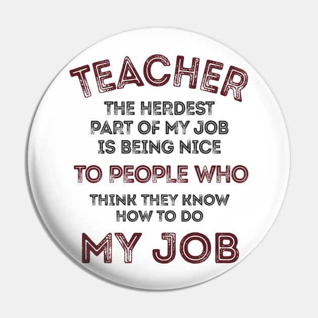 Teacher Pin by C_ceconello